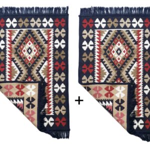 Set 1+1 Covoare traditionale, cu doua fete, dimensiunea 60x150cm, VT1061