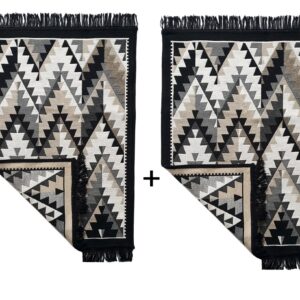 Set 1+1 Covoare traditionale, cu doua fete, dimensiunea 60x120cm, VT1052