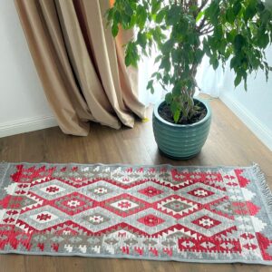 Covor traditional, cu doua fete, dimensiunea 60x150cm, VT1058