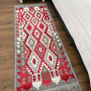 Alternative view of Covor traditional, cu doua fete, dimensiunea 80x300cm, VT1057