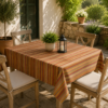 Față de masă pentru terasă și grădină Multicolor, protecție UV, 140x180 cm