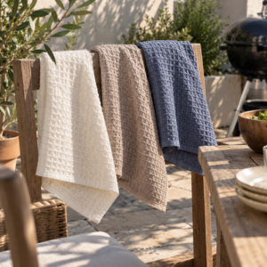 Set 3 Prosoape Bucătărie din Bumbac 100% – Blu, 35x60 cm - imagine 3