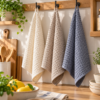 Set 3 Prosoape Bucătărie din Bumbac 100% – Blu, 35x60 cm