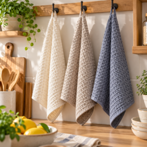 Set 3 Prosoape Bucătărie din Bumbac 100% – Blu, 35x60 cm